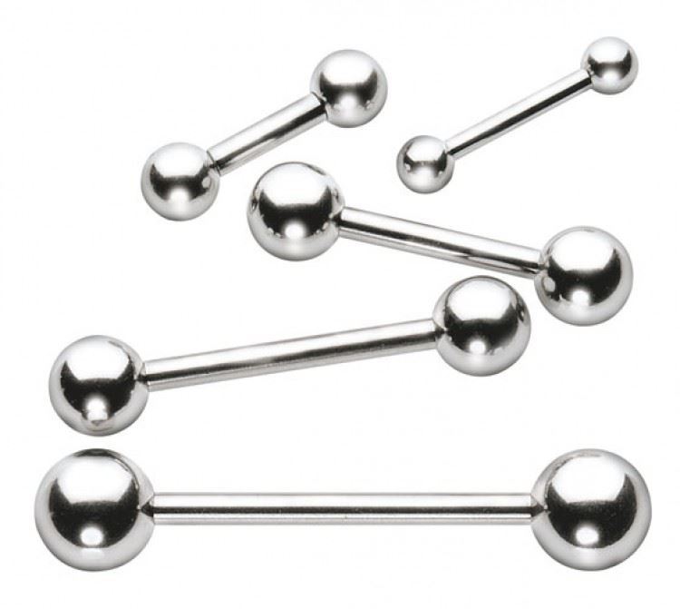 16g Stainless Steel Barbell Externally Threaded Piercing Jewelry