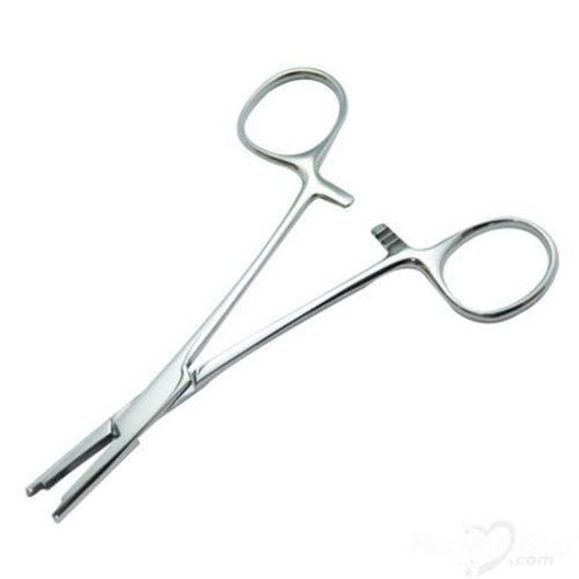 Body Piercing Forceps Ear And Nose Piercing Tools Disposable Plastic  Piercing Triangle Forceps Piercing Forceps (beige) (1pcs)